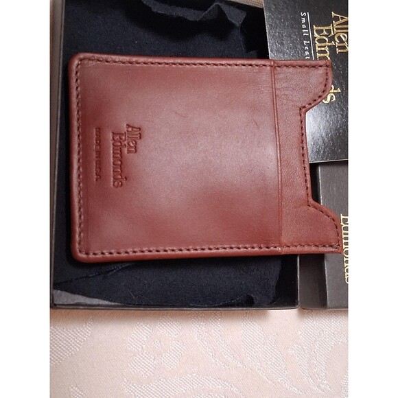 Allen Edmonds Money Clip Wallet Mens Brown Chili Leather Made in USA 1010209 - Picture 4 of 7